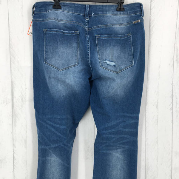 14 Raw hem flare jeans