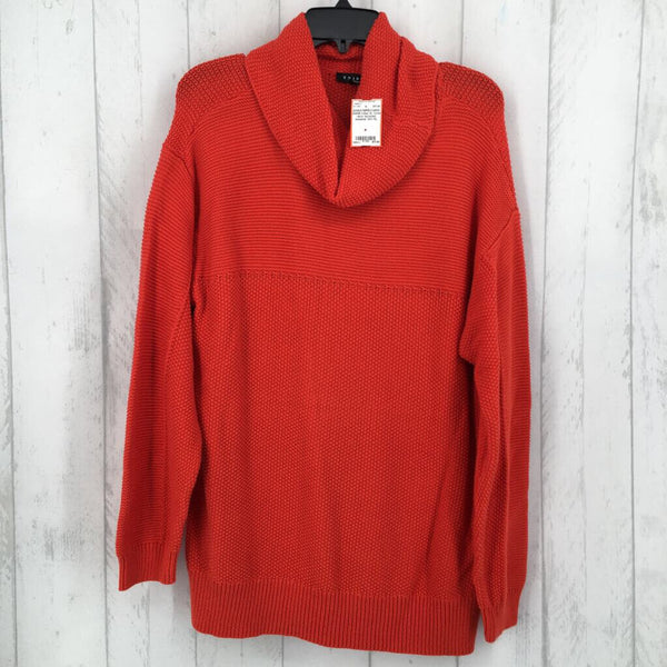 XL Cowl neck textured sweater