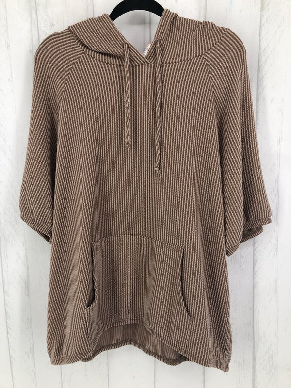 R36 1X Textured hooded s/s top