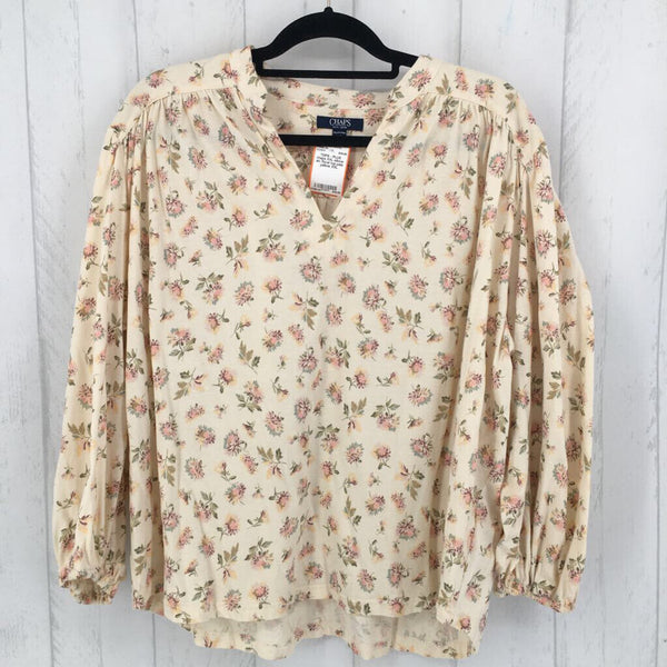 XXL elbow slv floral top