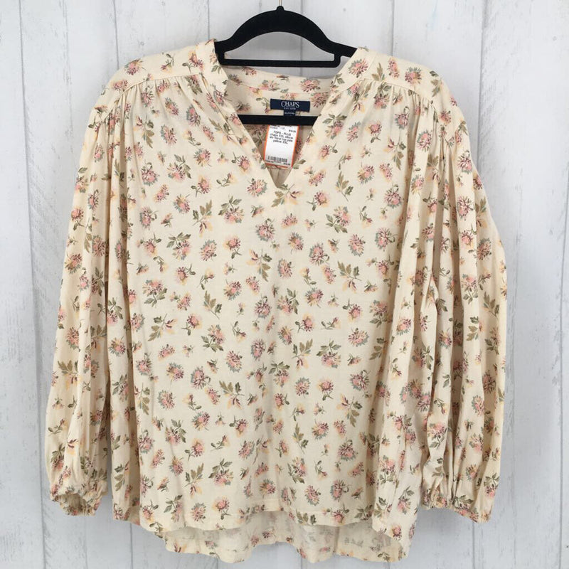 XXL elbow slv floral top