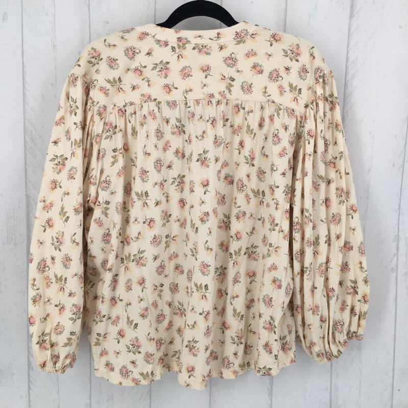 XXL elbow slv floral top