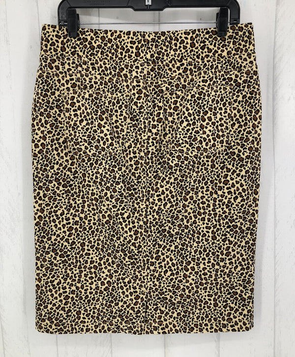 M Animal print pull on skirt