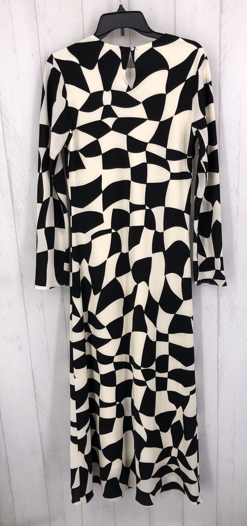 M Printed l/s dress