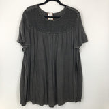 3 s/s smocked top