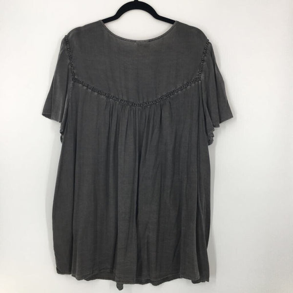 3 s/s smocked top