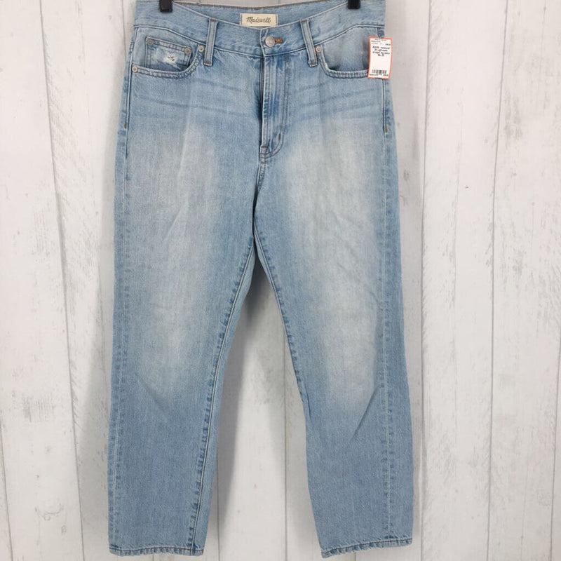 28 Lightwash straight leg jeans