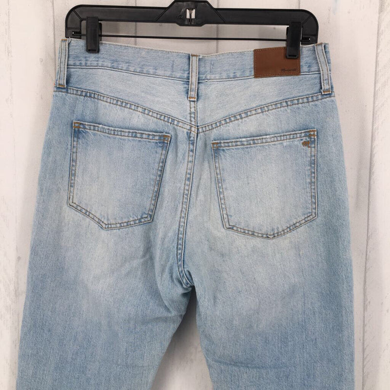 28 Lightwash straight leg jeans