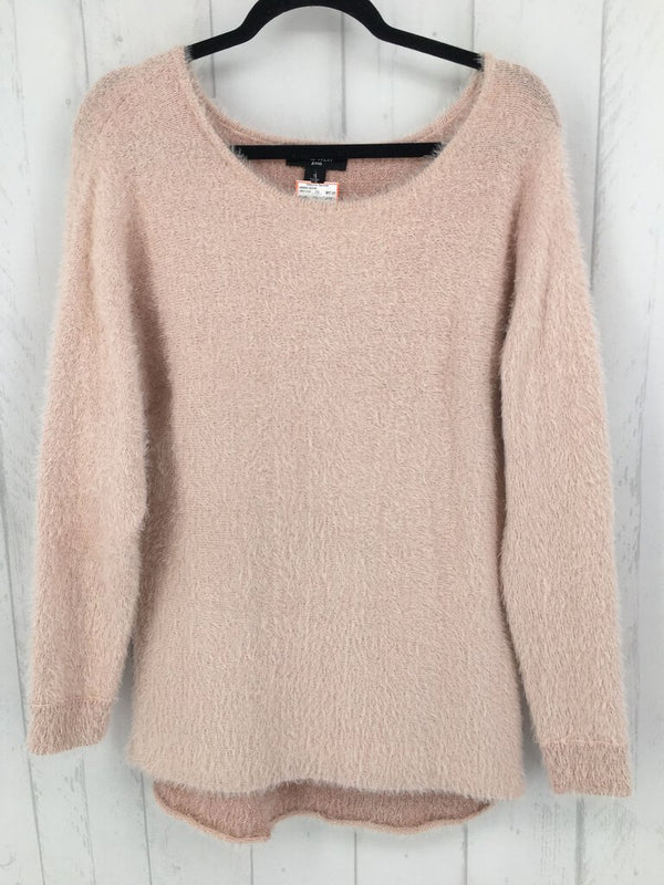 S Eyelash boatneck sweater