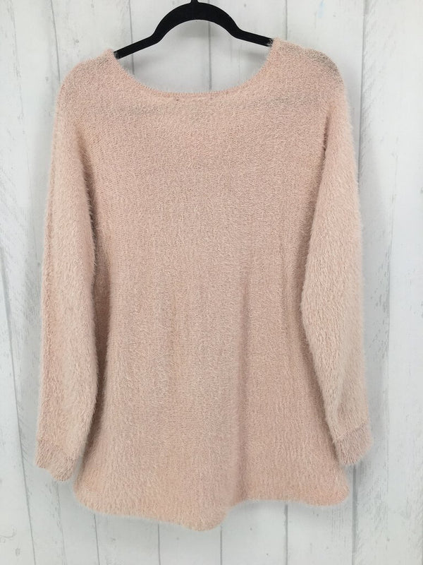 S Eyelash boatneck sweater