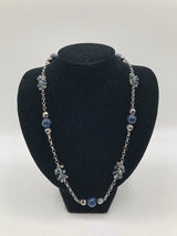 Beaded 17" Necklace & earring set