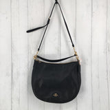 pebbled hobo shoulder bag w/ crossbody strap