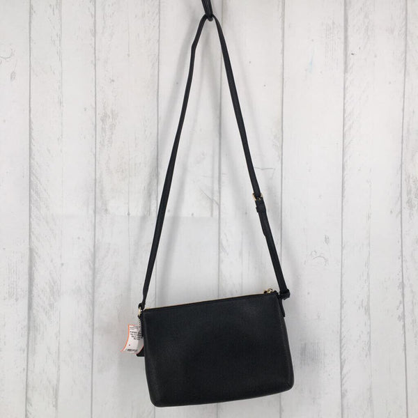 zip top crossbody w/ slip pocket