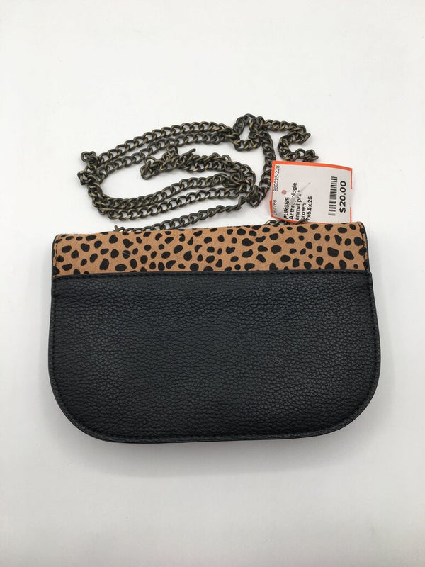 animal print turnlock crossbody