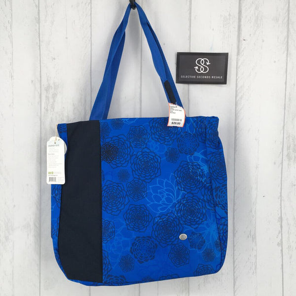 flower print tote