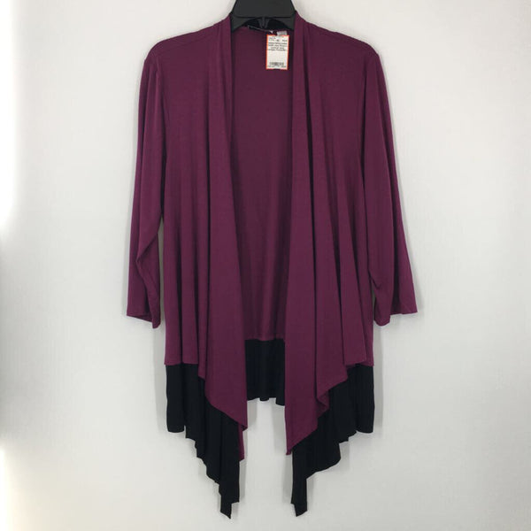 L Layered open cardigan