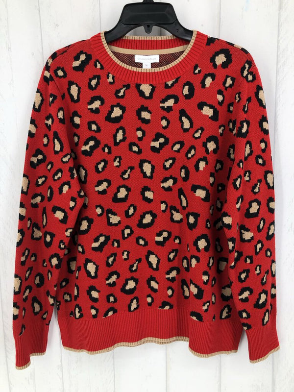 R59 XL Animal print crewneck sweater