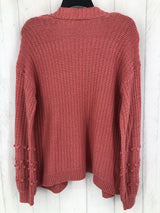 S Chunky knit open front cardigan