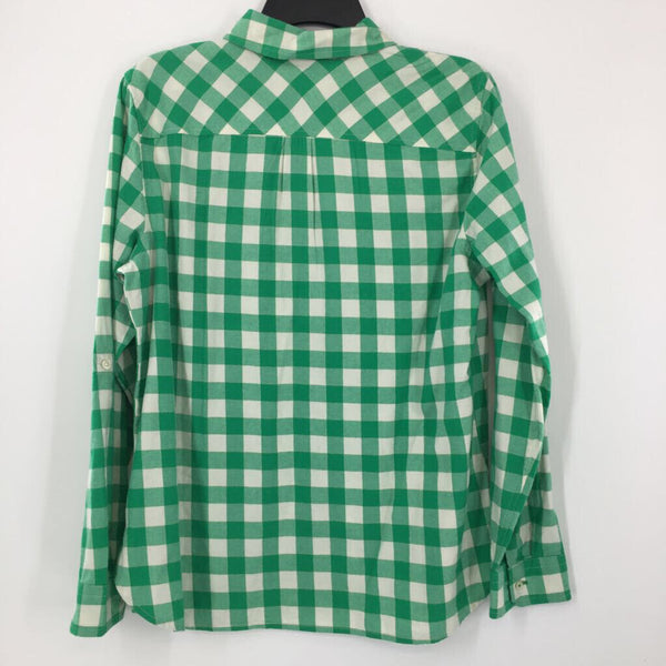 R69 Lp Plaid button down l/s top