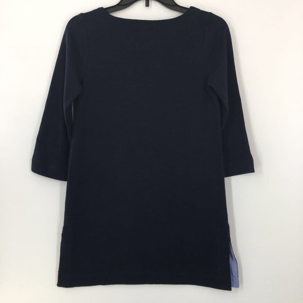 XXS Notch-neck 3/4 slv top