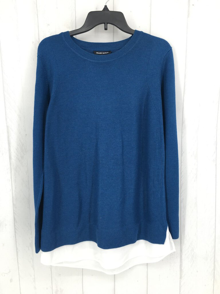 L Layered hem sweater