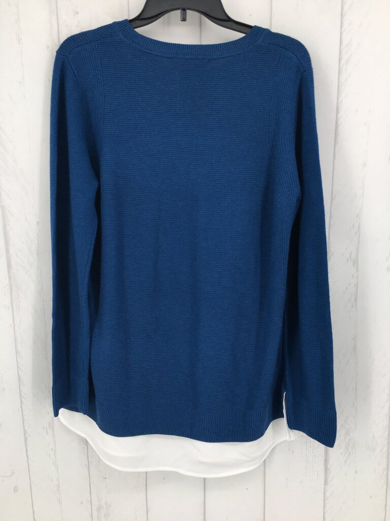 L Layered hem sweater