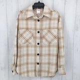 M Plaid shacket