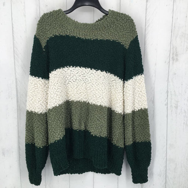 XL Boucle striped sweater