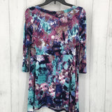 L Tie-dye 3/4 slv tunic