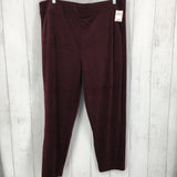 XL Velvet pull on pant