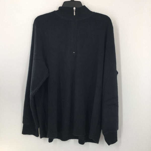 XL l/s quarter zip fleece sweatshirt