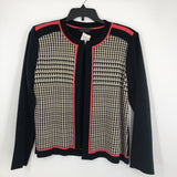 XL Patterned open front cardigan