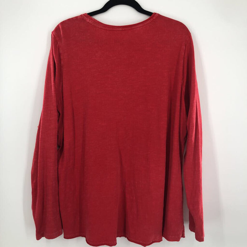 3X Round neck layering tee l/s