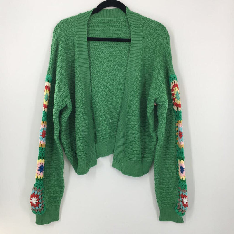 XXL Crochet open front cardigan