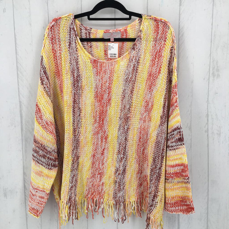 XL/1x fringe sweater