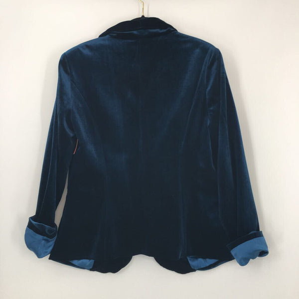 M Velvet single button blazer