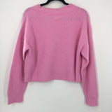 S v-neck crop sweater