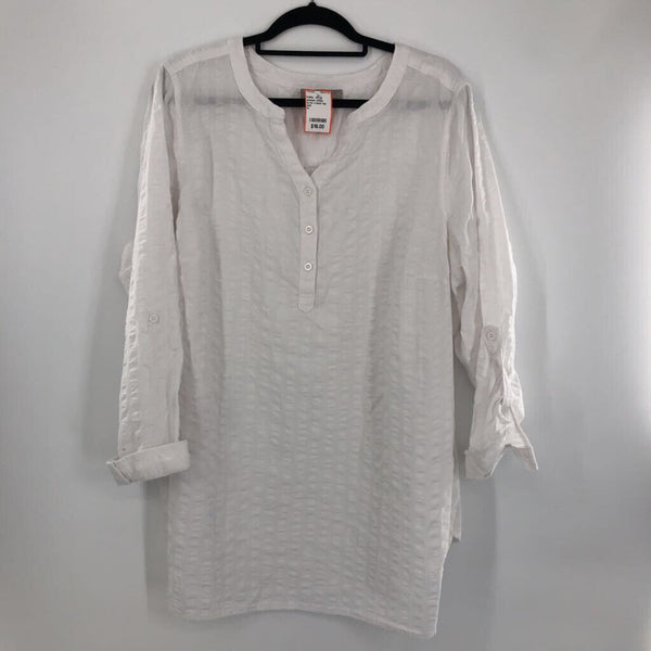 1x l/s v-neck top