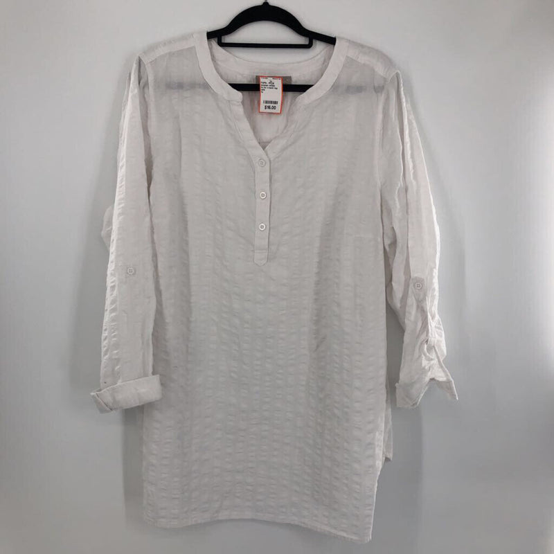 1x l/s v-neck top