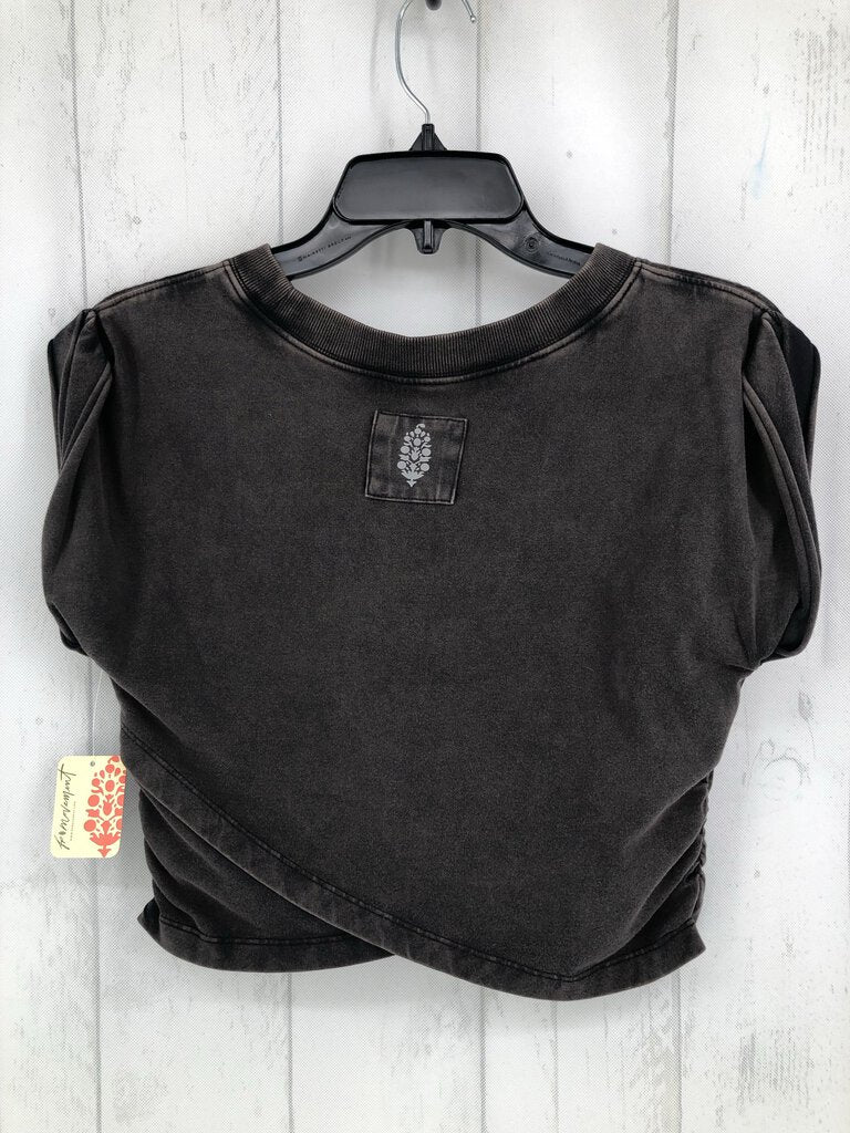 R98 M s/s crop top