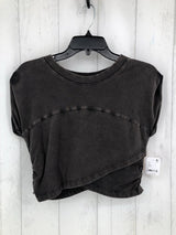 R98 M s/s crop top