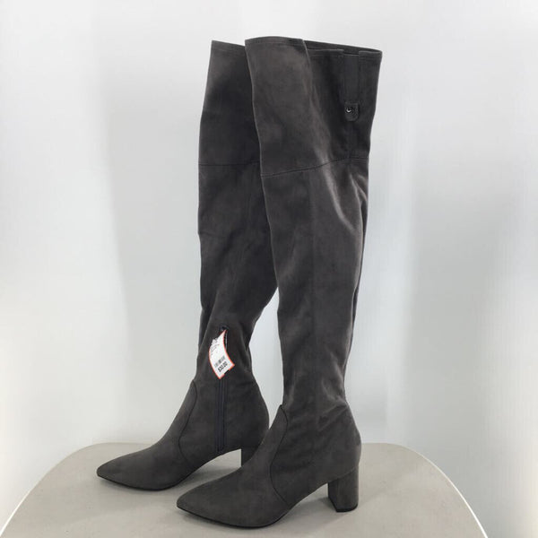 8 heel over the knee boots