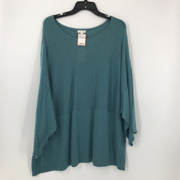 R79 L Dolman slv front pocket sweater