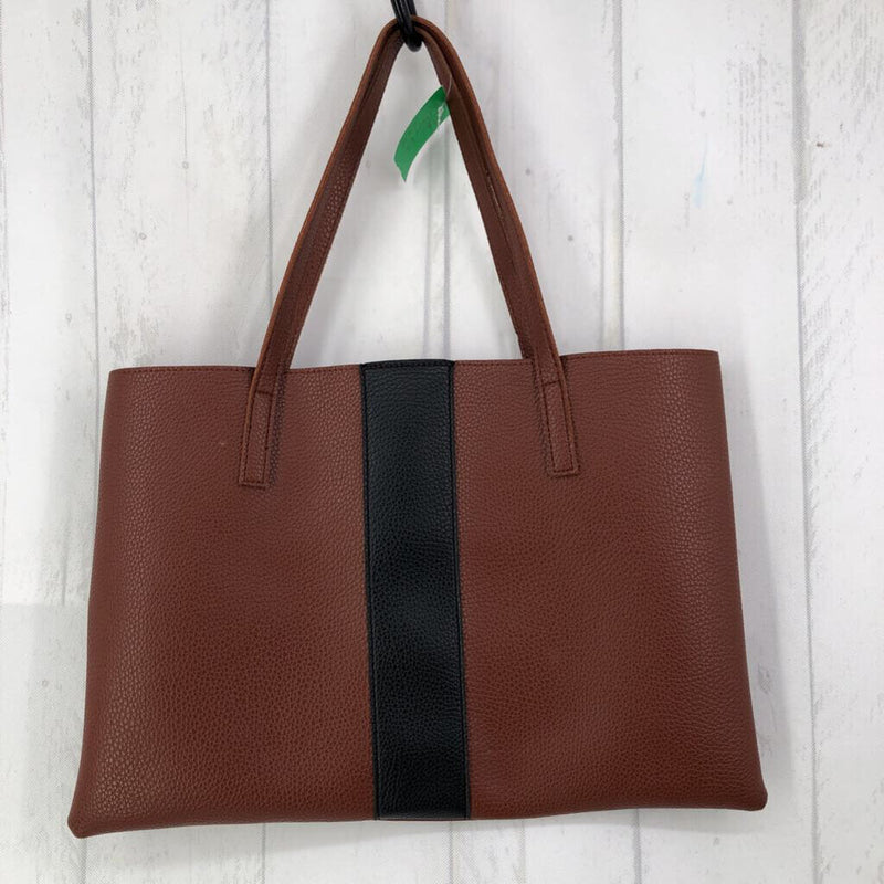 stripe open tote