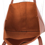 stripe open tote