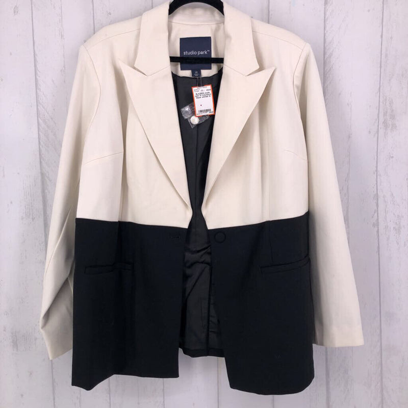 1X Colorblock blazer