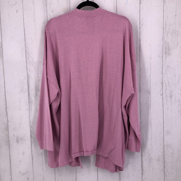 3X Open front cardigan l/s