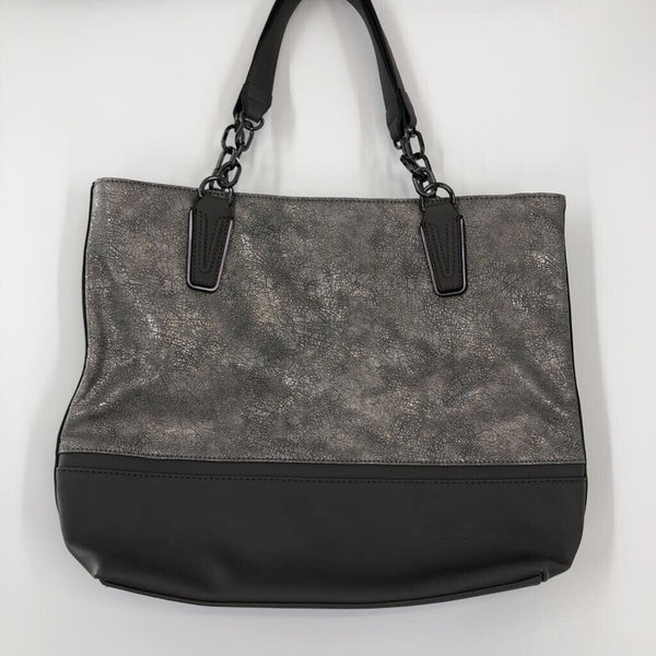 shimmer colorblock tote