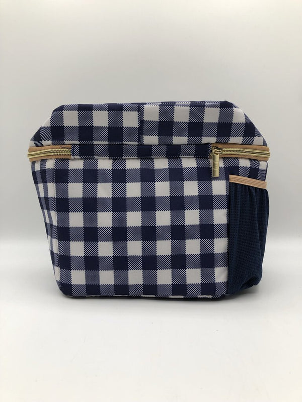 Fit+Fresh check lunch bag blue