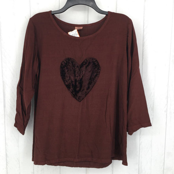 2(S) Velvet heart 3/4 slv top